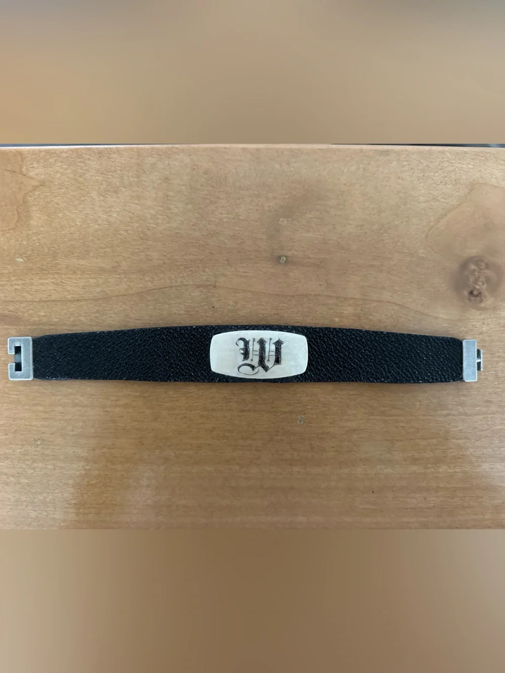 Handmade stingray leather bracelet